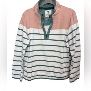 Fat face The Airlie long sleeve quarter zip size 10